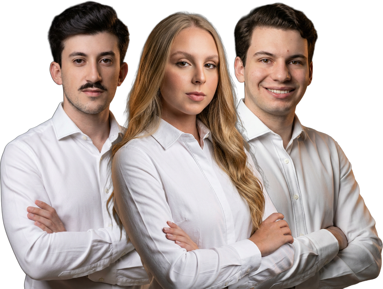 Dra. Ana Laura Antonietto, Dr. João Vitor Bottini e Dr. Giuseppe Danieli